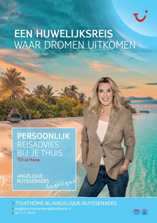 Logo van TUI at Home Angélique Ruyssenaers